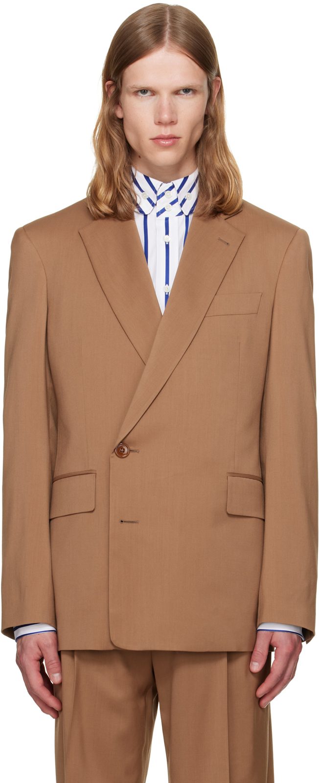 Beige Rafael Blazer 262314M195001