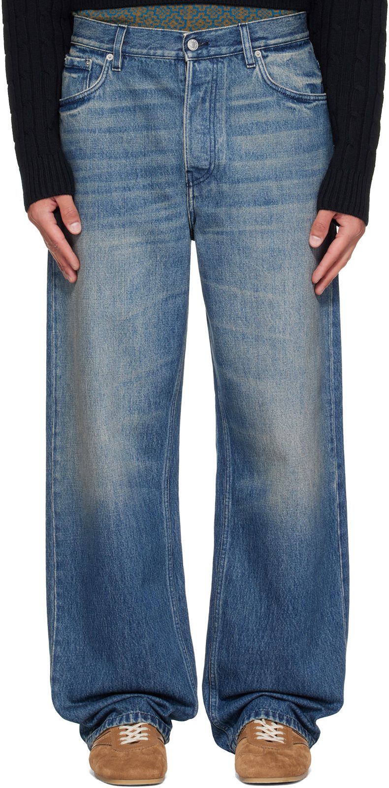 Blue Faded Jeans 262358M186011