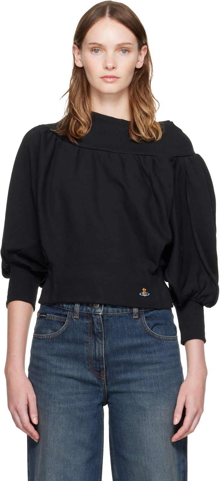 Black Zingara Sweatshirt 262314F110020