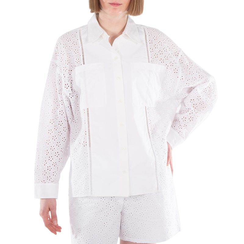 Classic Collar Long Sleeve Shirt_White
