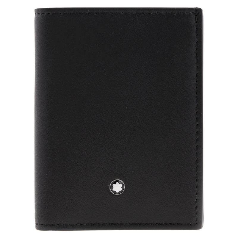 Montblanc Soft Mini Leather Wallet 4cc_Black