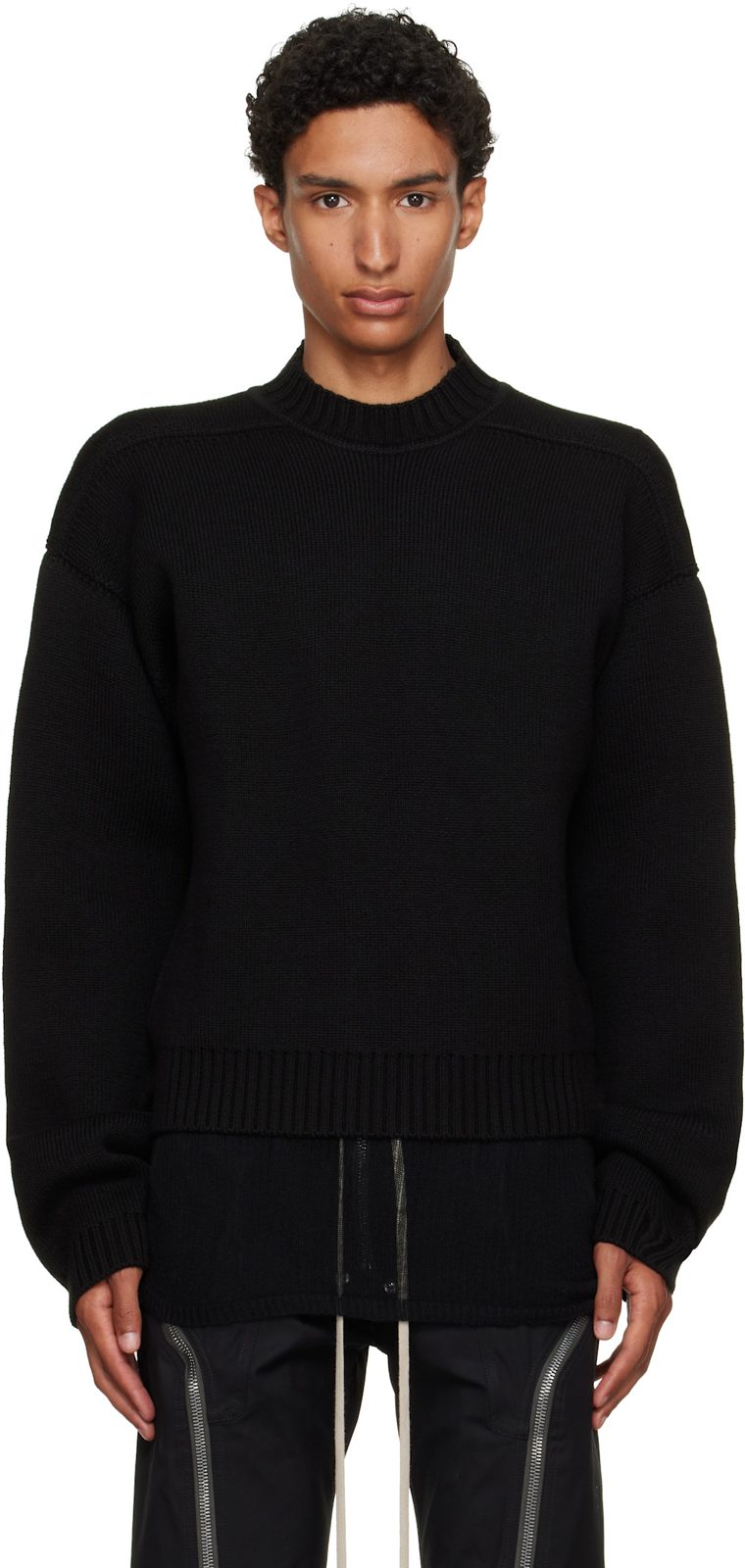 Black Tower Tommy Reversible Sweater 262232M201005