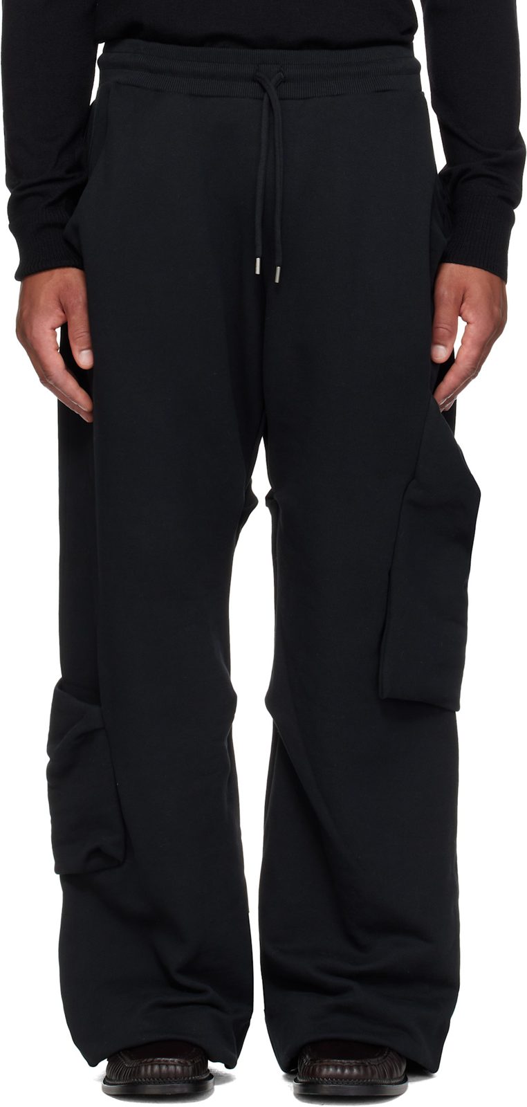 Black Achilles Sweatpants 262314M190001