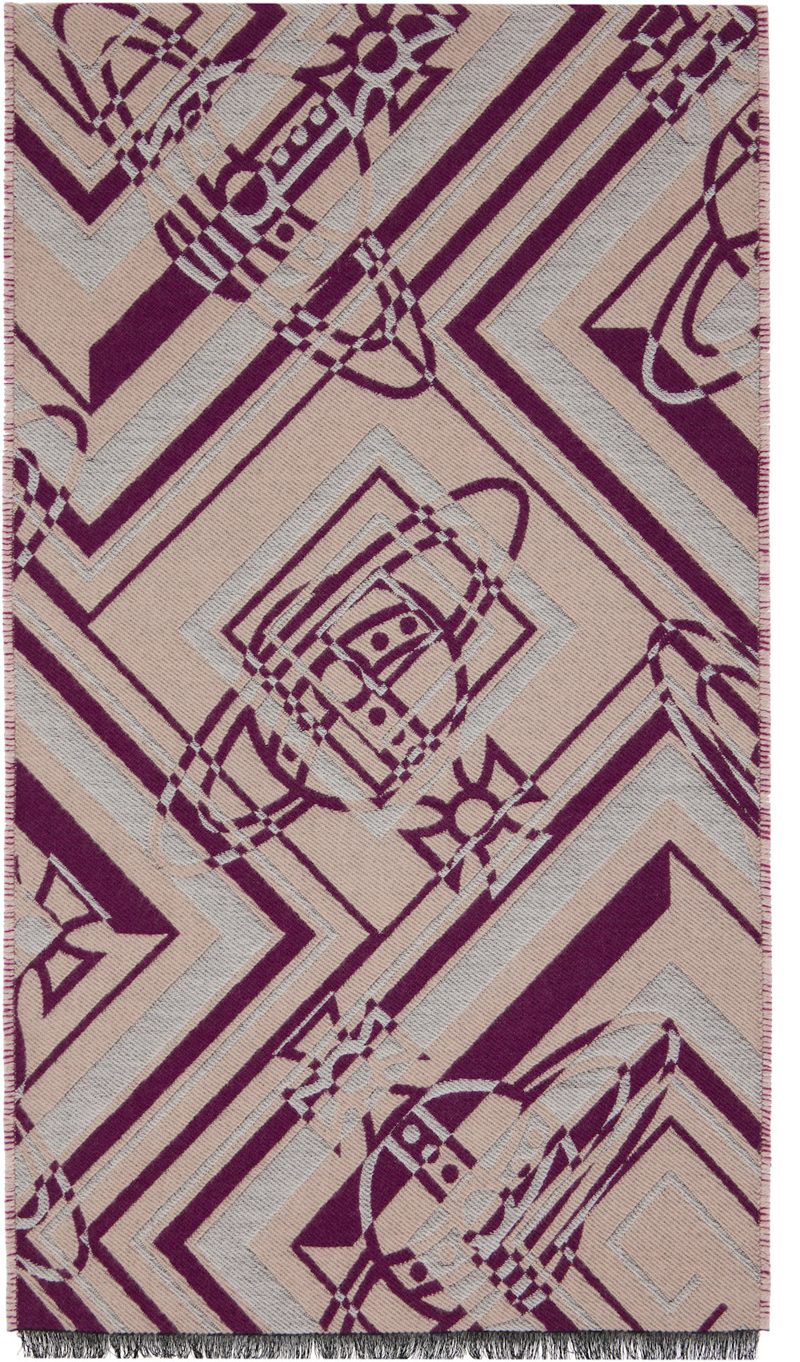 Pink Rug Scarf 262314M150041