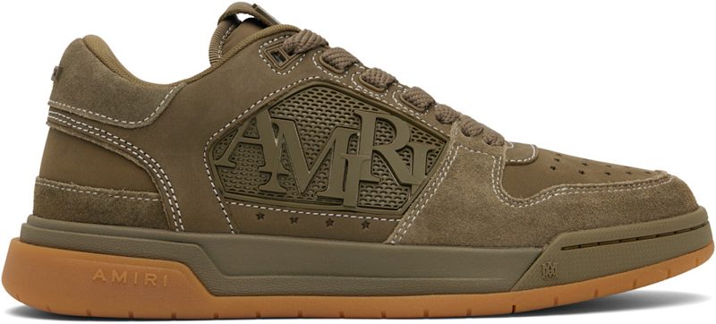 Khaki Classic Low Sneakers 262886M237034