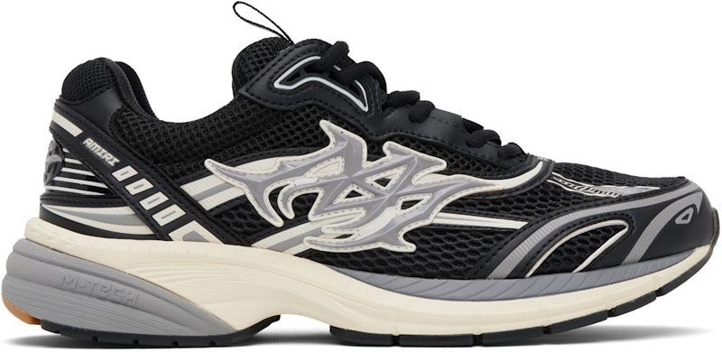 Black & Gray M-Tech Sneakers 262886M237036