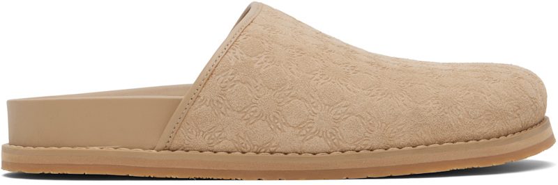 Beige MA Clog Loafers 262886M231000