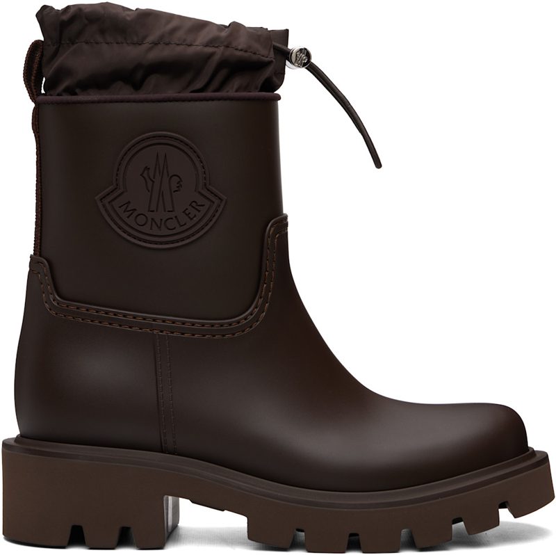 Brown Kickstream Rain Boots 262111F113001