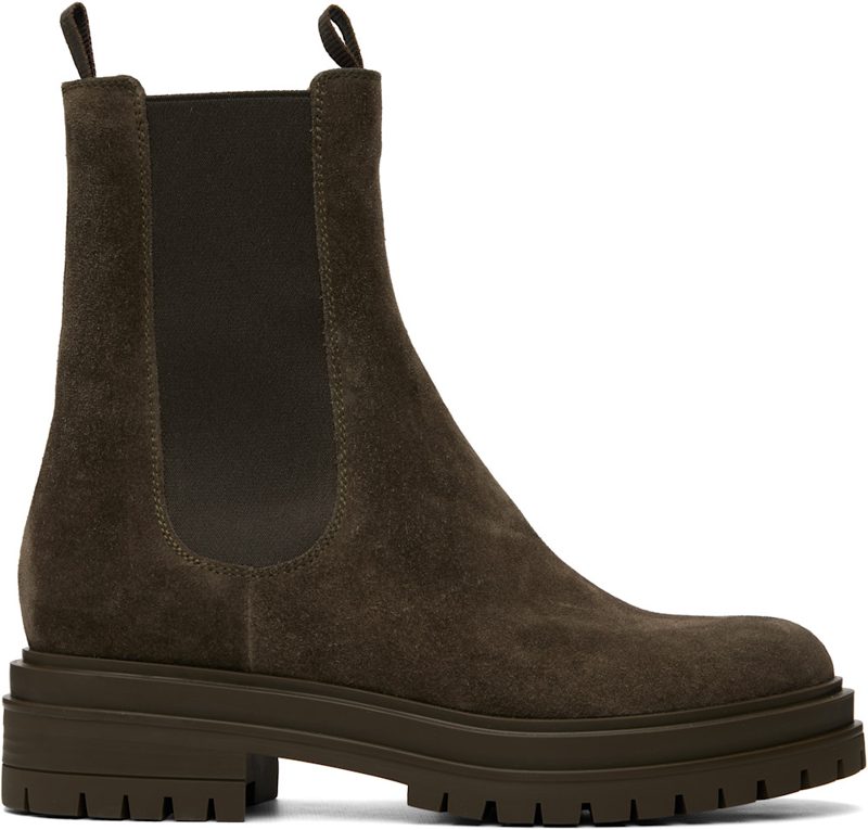 Khaki Chester Boots 262090F113000