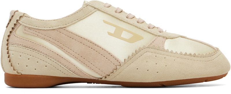 Beige D-Mile-Flat Sneakers 262001F128004