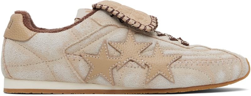 Beige Pacific Flat Sneakers 262886F128001