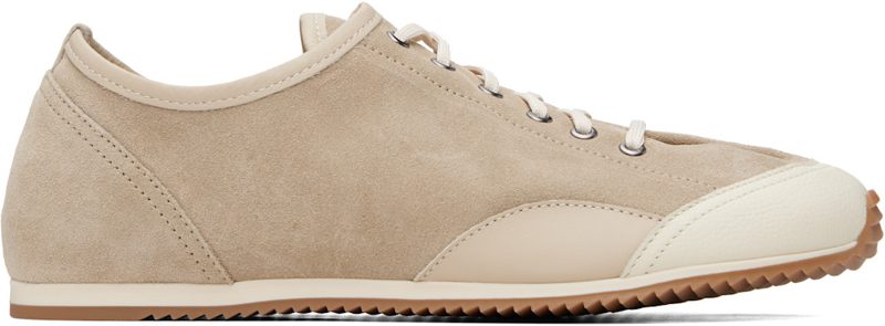 Beige Gummy Grips Sneakers 262646F128001
