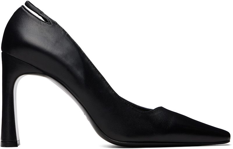BY FAR Black Diva Heels 262289F122006