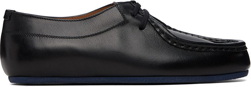 Black & Blue Hood Lace-Up Derbys 262249F128008