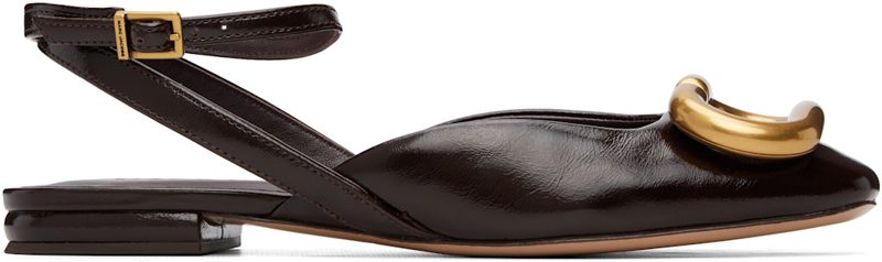 Brown The Pop J Marc Flats 262190F118003