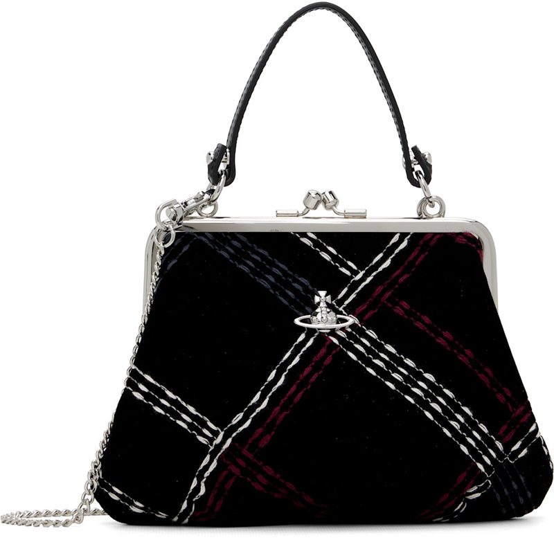 Black Granny Frame Bag 262314F046036