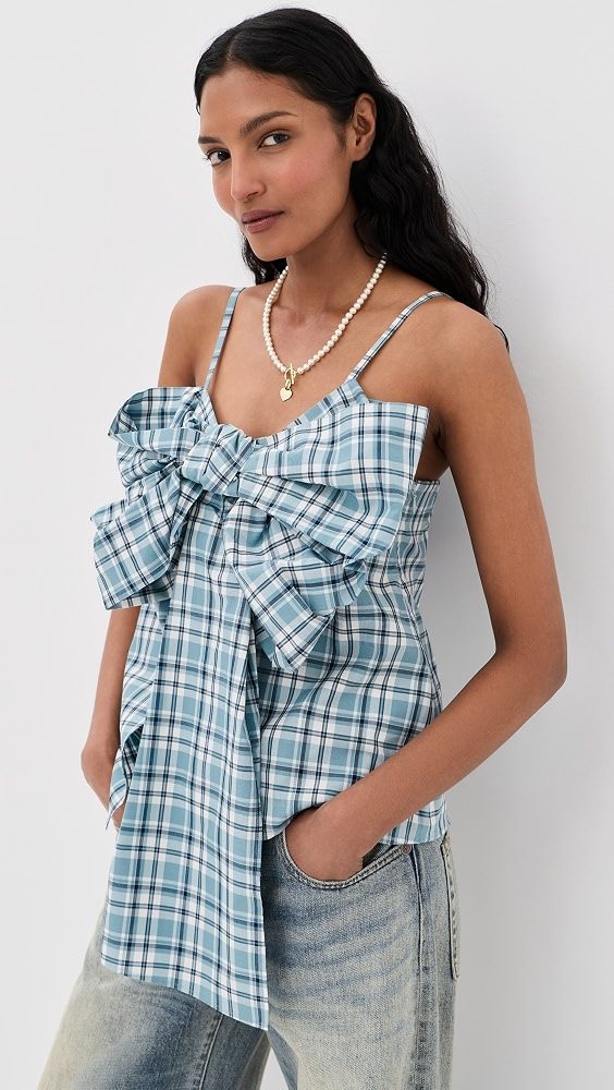 Tanessa Summery Blouse_Blue/White