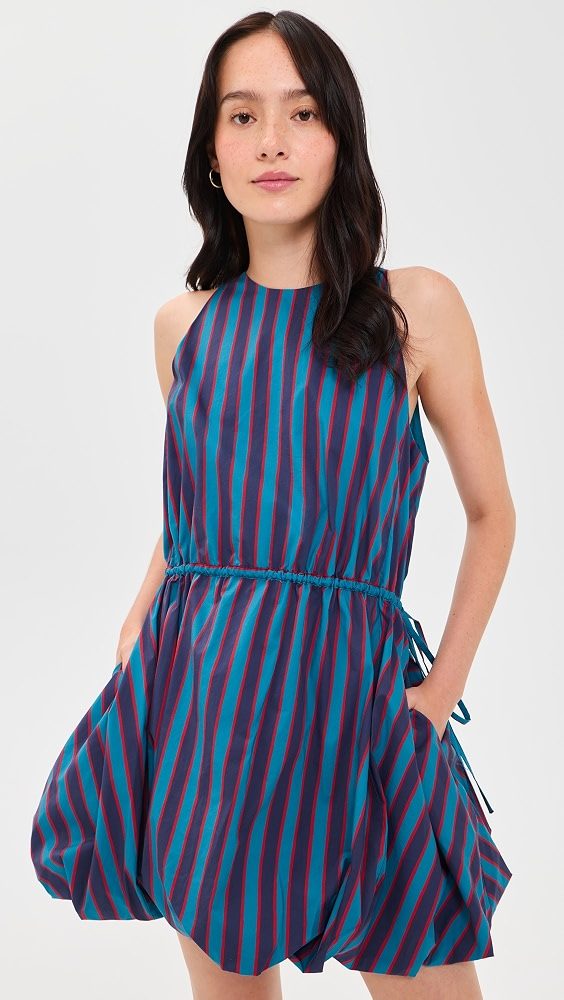 STAUD Molly Mini Dress_Potter Stripe