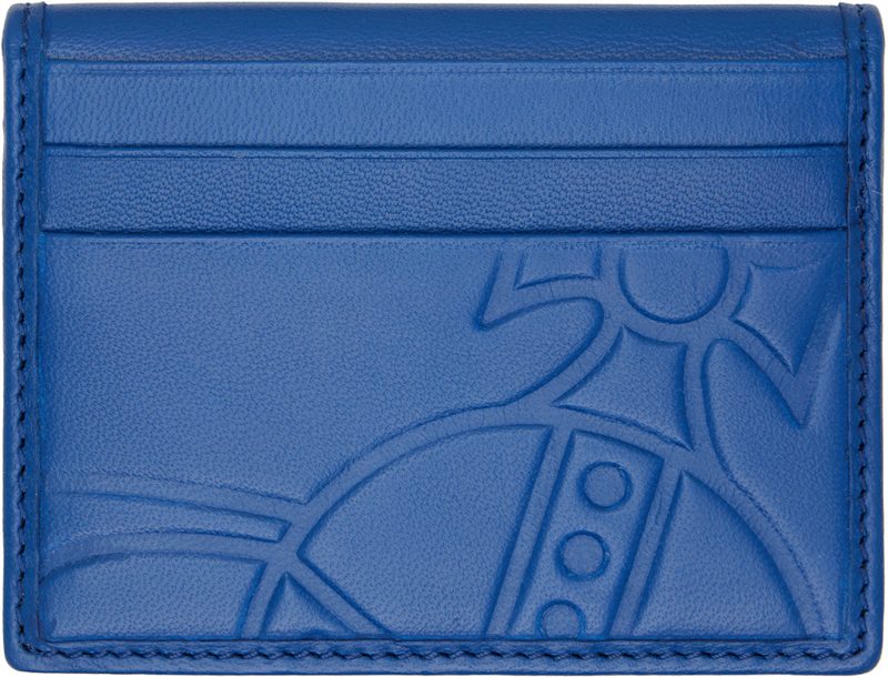 Blue Orb Man Bifold Card Holder 262314M163082