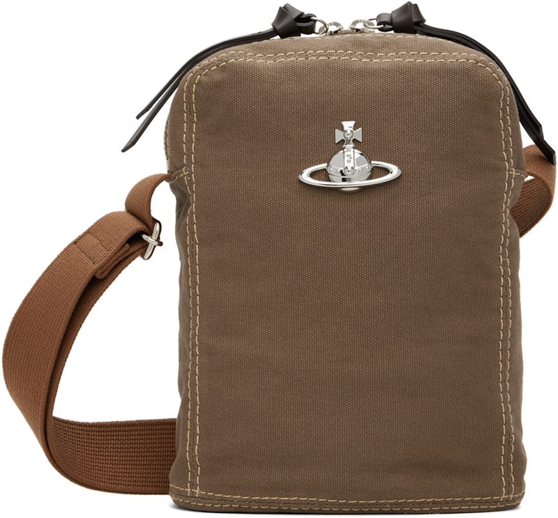 Khaki Luke Crossbody Bag 262314M170001