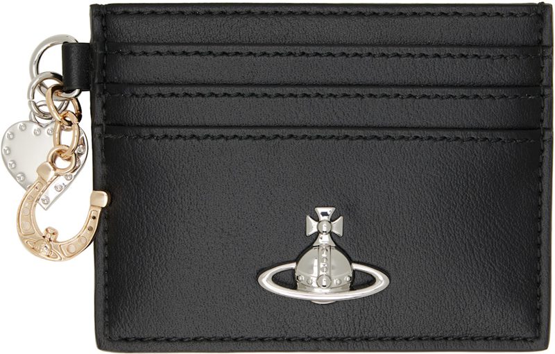 Black Charms Card Holder 262314F037021