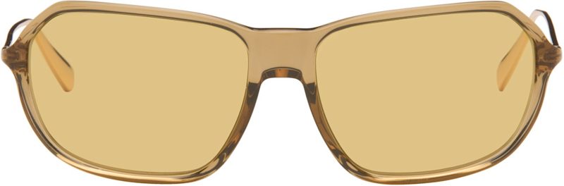 Brown Linda Farrow Edition The Mimosa Sunglasses 262553F005002