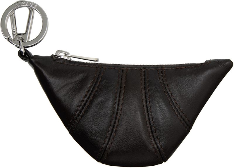 Brown Mini Croissant Keychain 262646M148007