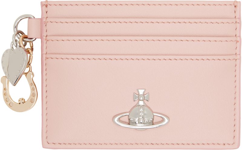 Pink Charm Card Holder 262314M163075