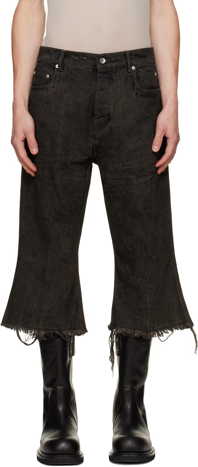 Black Tower Bolan Cutoff Jeans 262232M186021