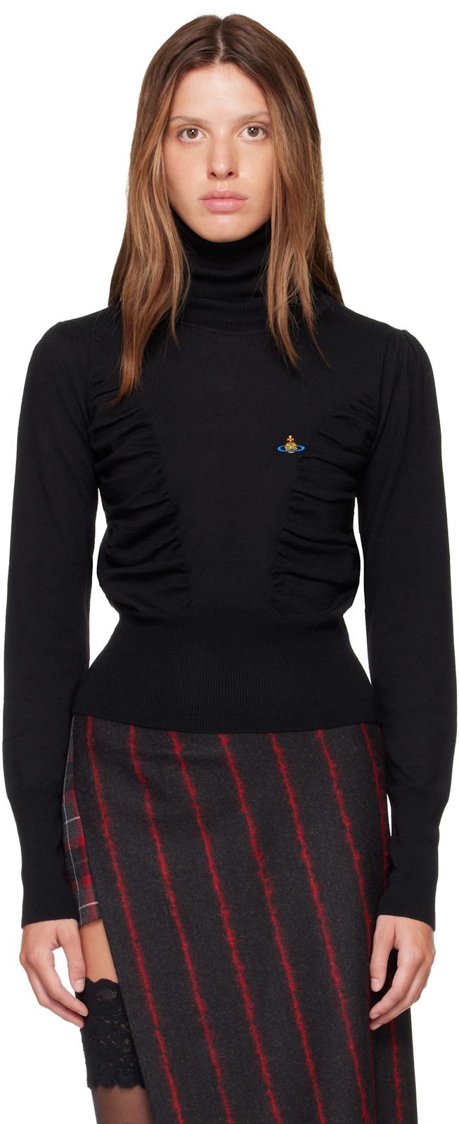 Black Pamela Turtleneck 262314F099002