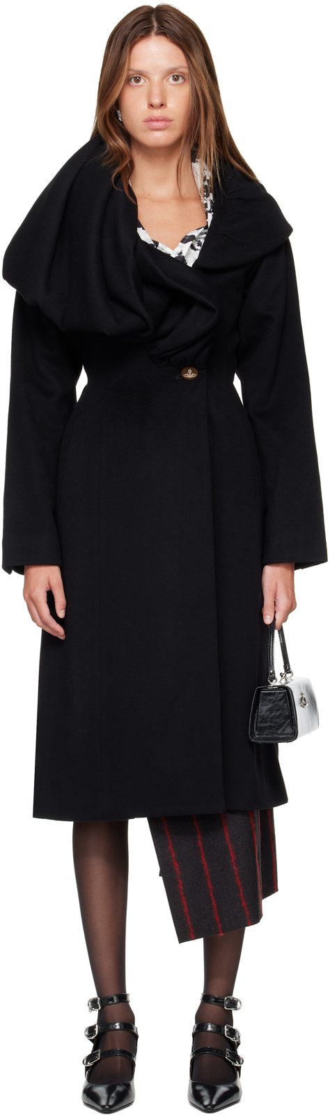 Black Marilyn Coat 262314F059001