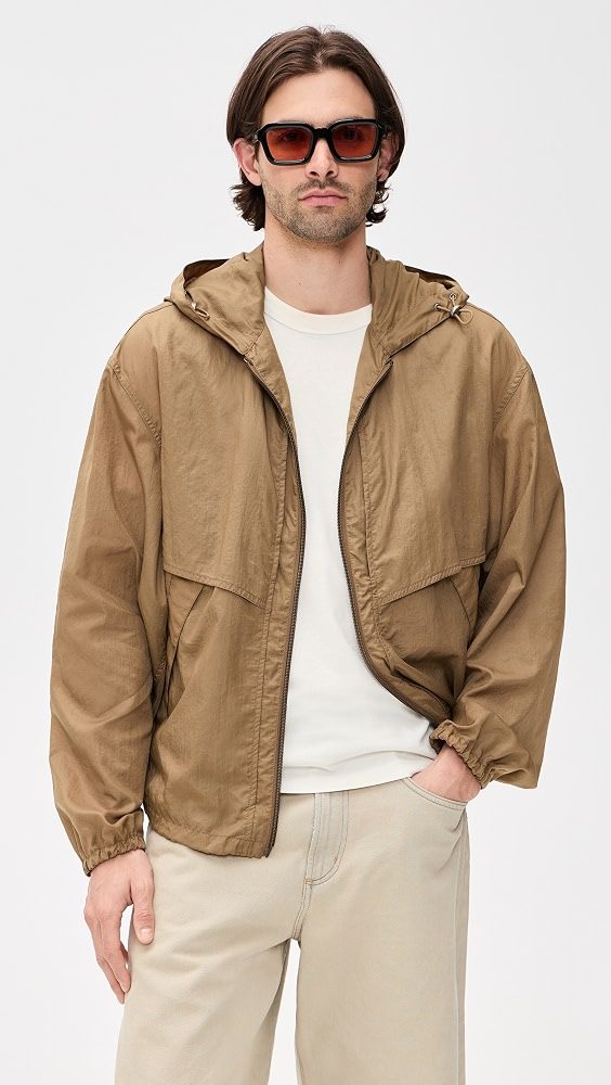Lightweight Hooded Windbreaker_Cardamom