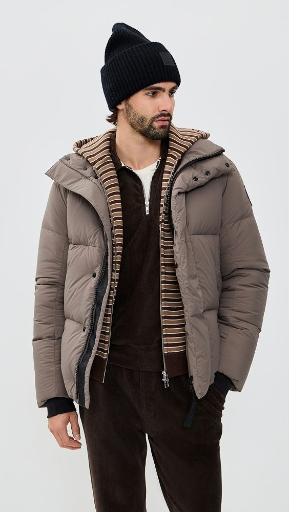 Everett Puffer Jacket_Taupe Grey