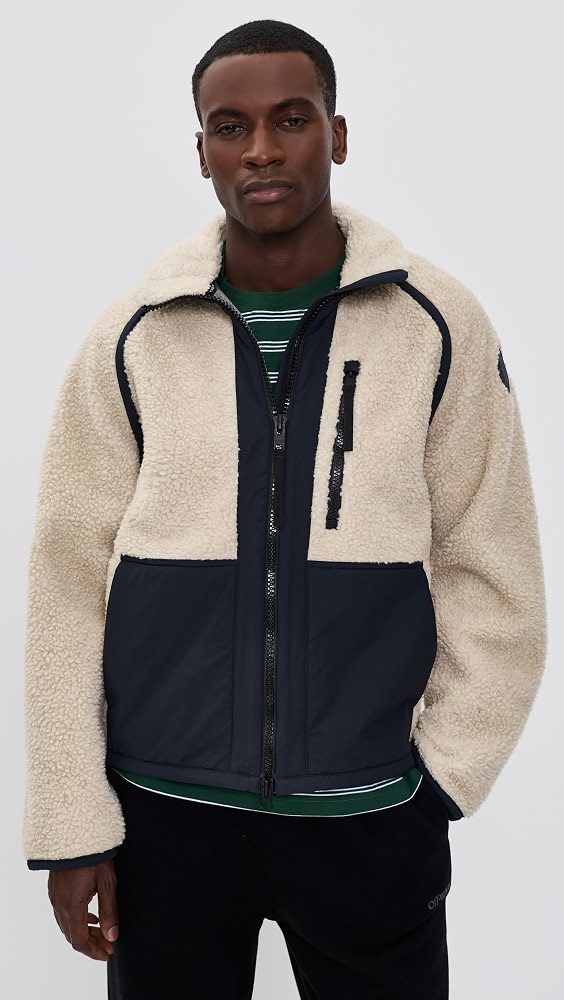 Westport Fleece Jacket_Light Tan/Nocturne
