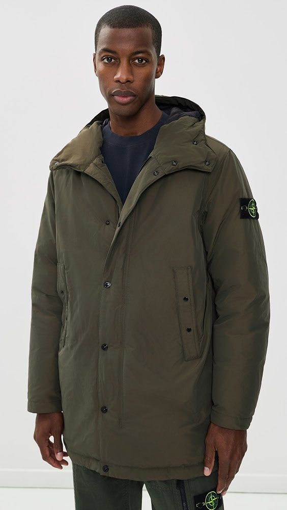 Long Down Parka_Coal Grey
