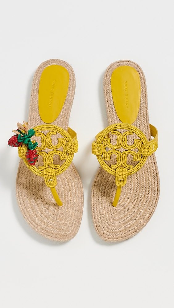 Miller Beaded Espadrille Sandals_Polline