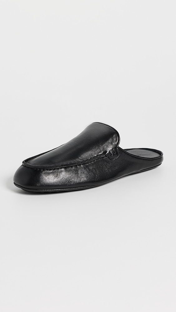 Mansur Gavriel Loafer Mules_Black