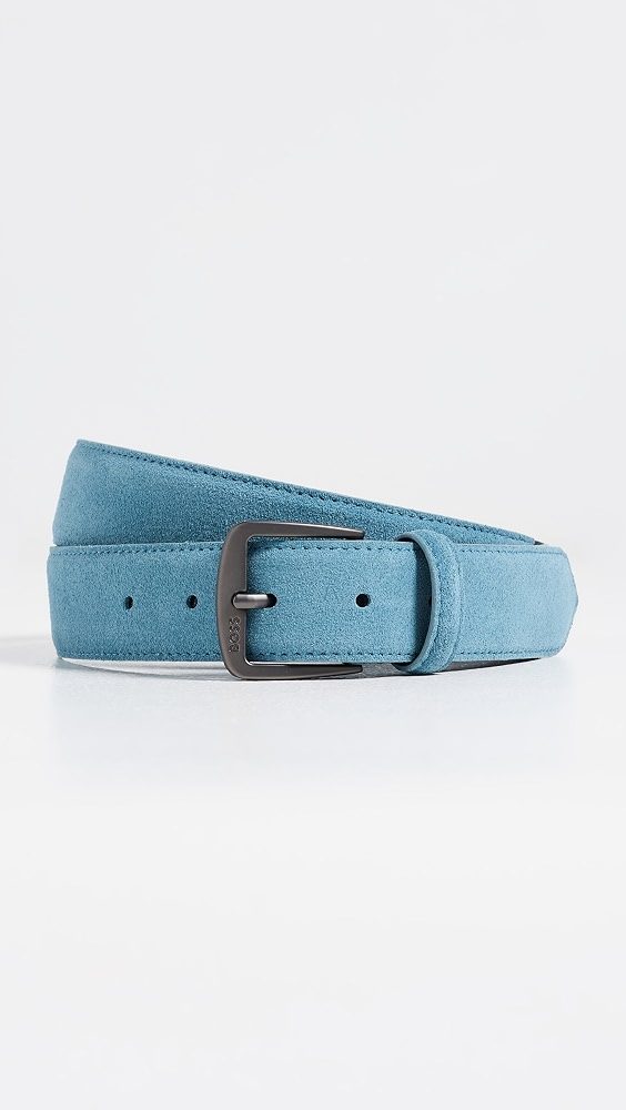 Syhr Suede Belt_Open Blue