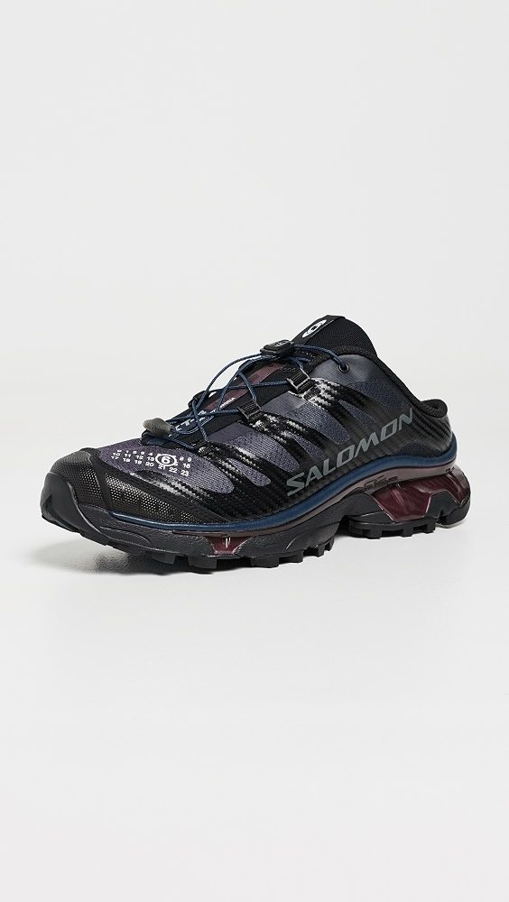 MM6 X [살로몬] XT Mule 4 Sneakers_Black/Nine Iron/Hunkle Berry V