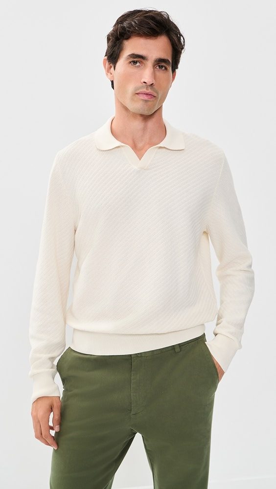 H-Lomarino Collared Sweater_Off White