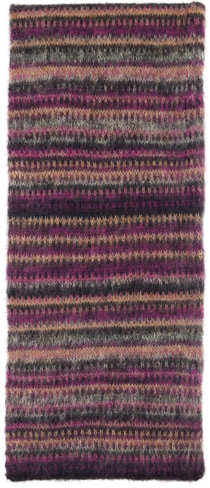 Purple Mouna Mohair Scarf 262600F028001