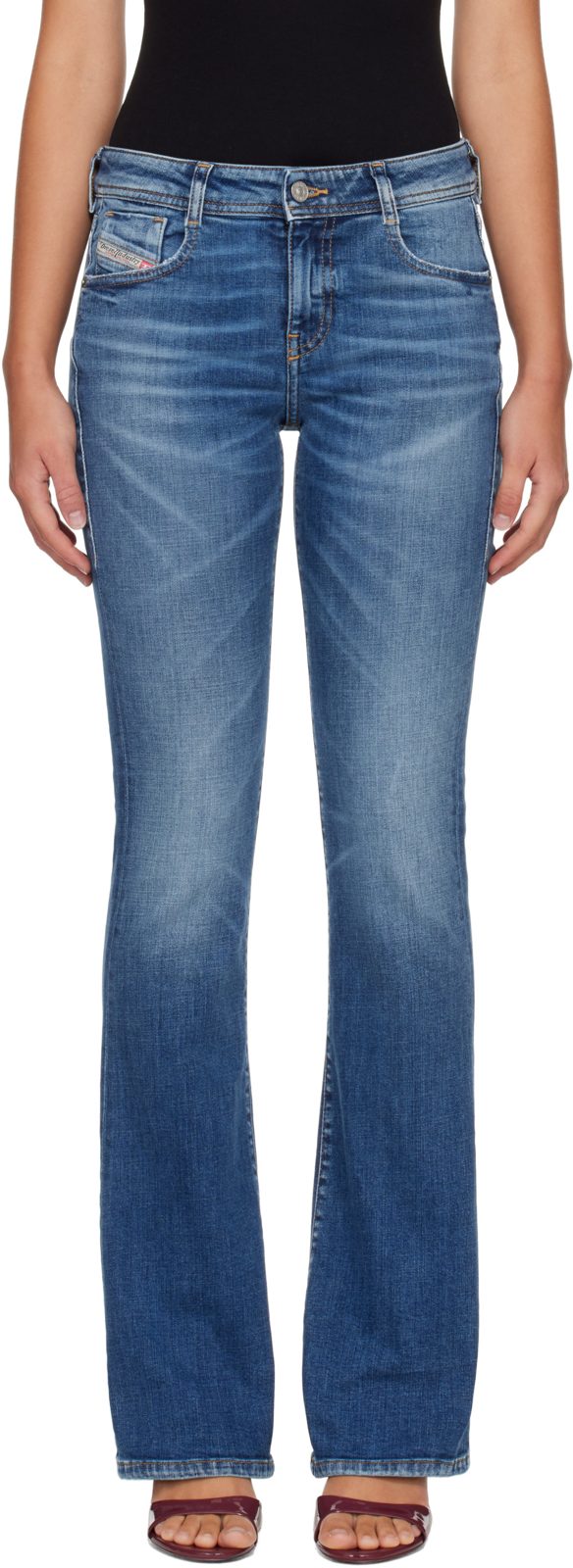 Blue 1969 D-Ebbey Low Waist Bootcut Jeans 262001F069014