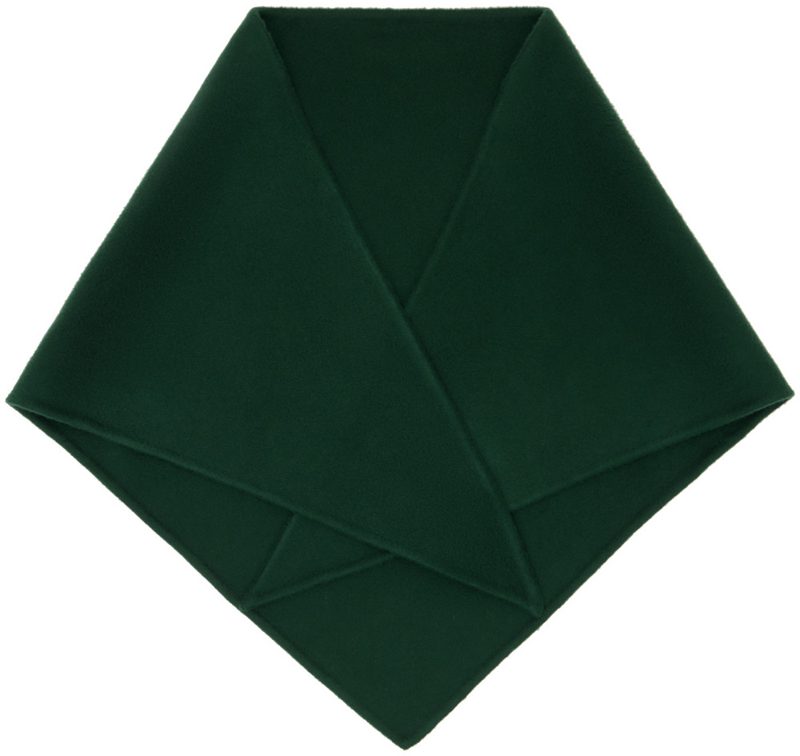 Marni Green Mini Logo Triangle Scarf 262379F028001