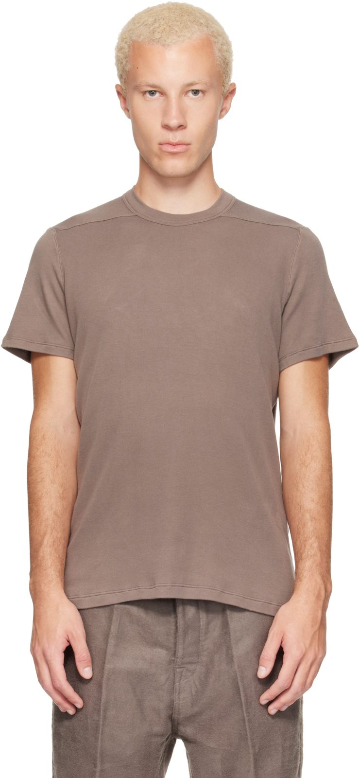Taupe Tower Short Level T-Shirt 262232M213063