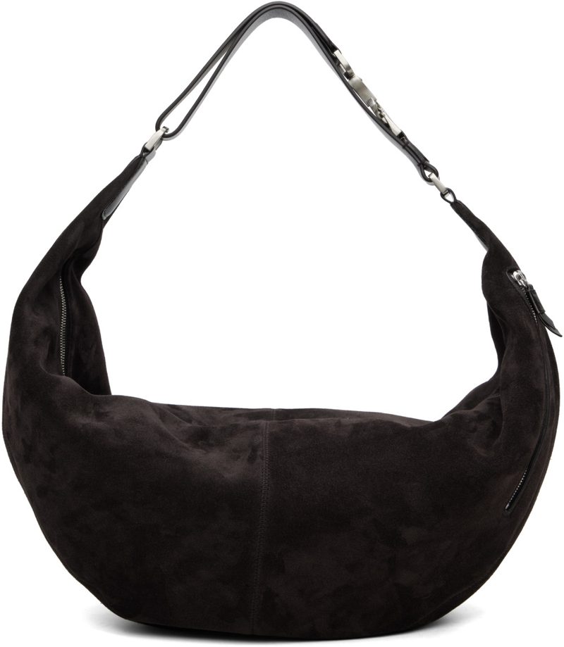 Brown Large Quiver Clip Bag 262646M170061