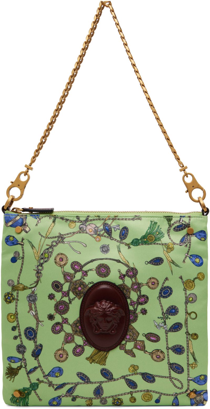 Green Cabine Printed Duchesse Bag 262404F048003