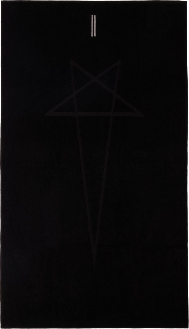 Black Beach Towel 261232M209003