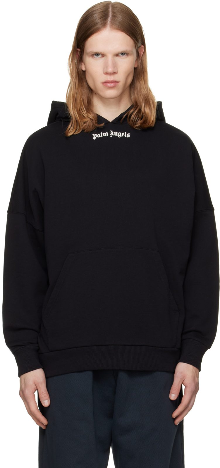 Black Classic Logo Over Hoodie 262695M202004