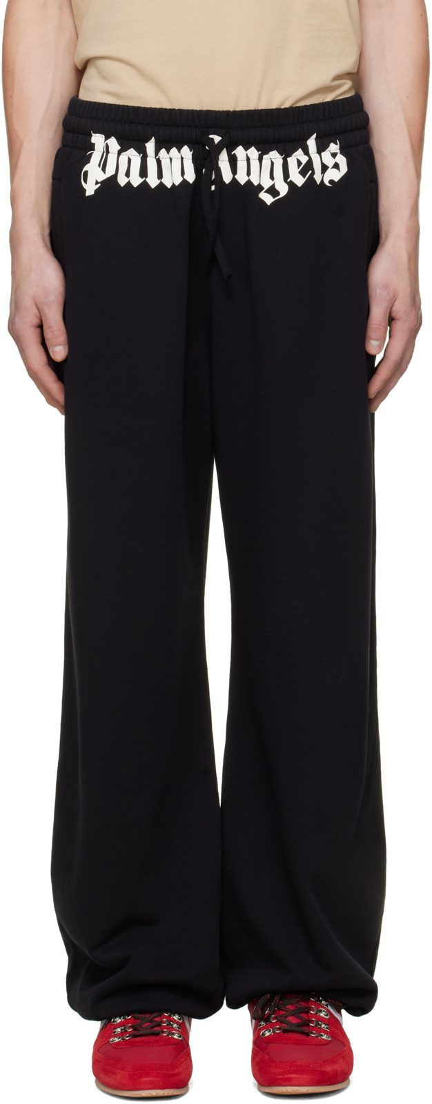Black Waist Logo Sweatpants 262695M190006