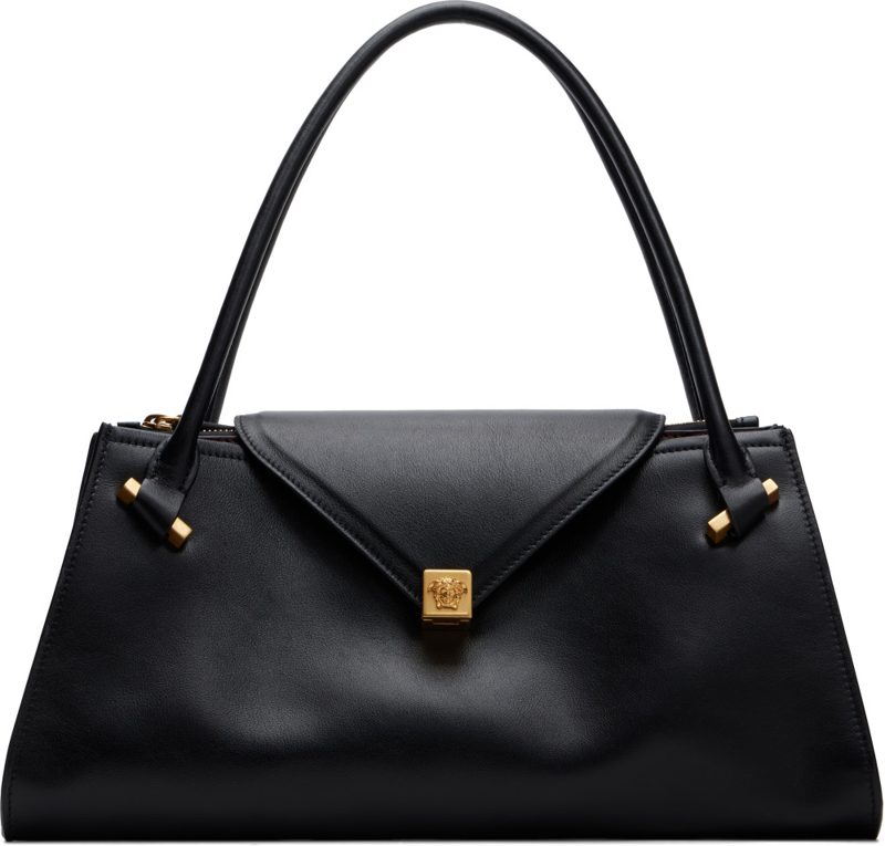 Black Severine Leather Shoulder Bag 262404F046002